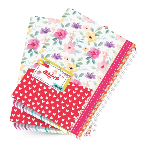 دفتر نوبت دهی عمومی طرح گل آبرنگ