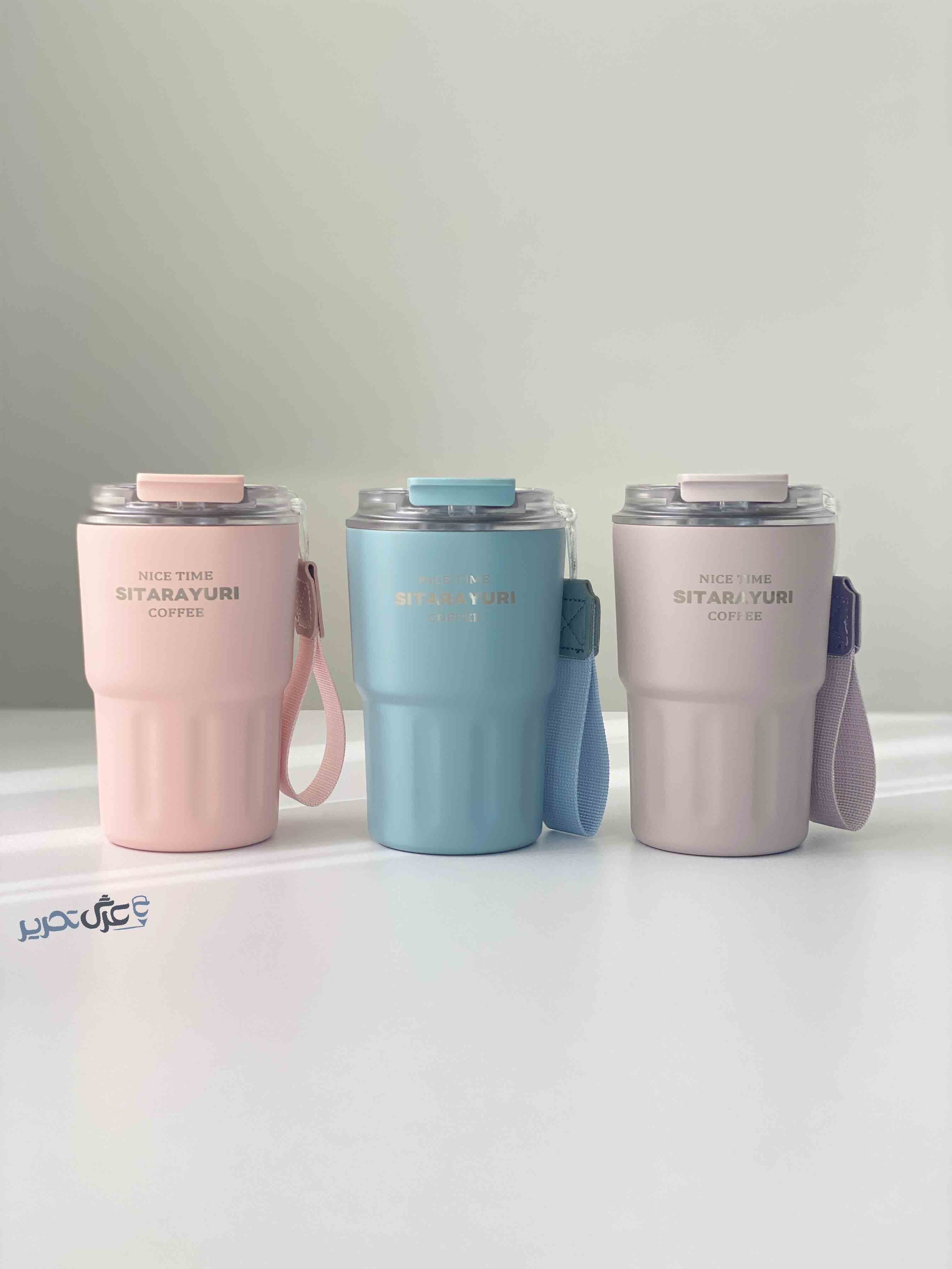 تراول ماگ سیتارایوری 360 میل درب شیشه‌ای