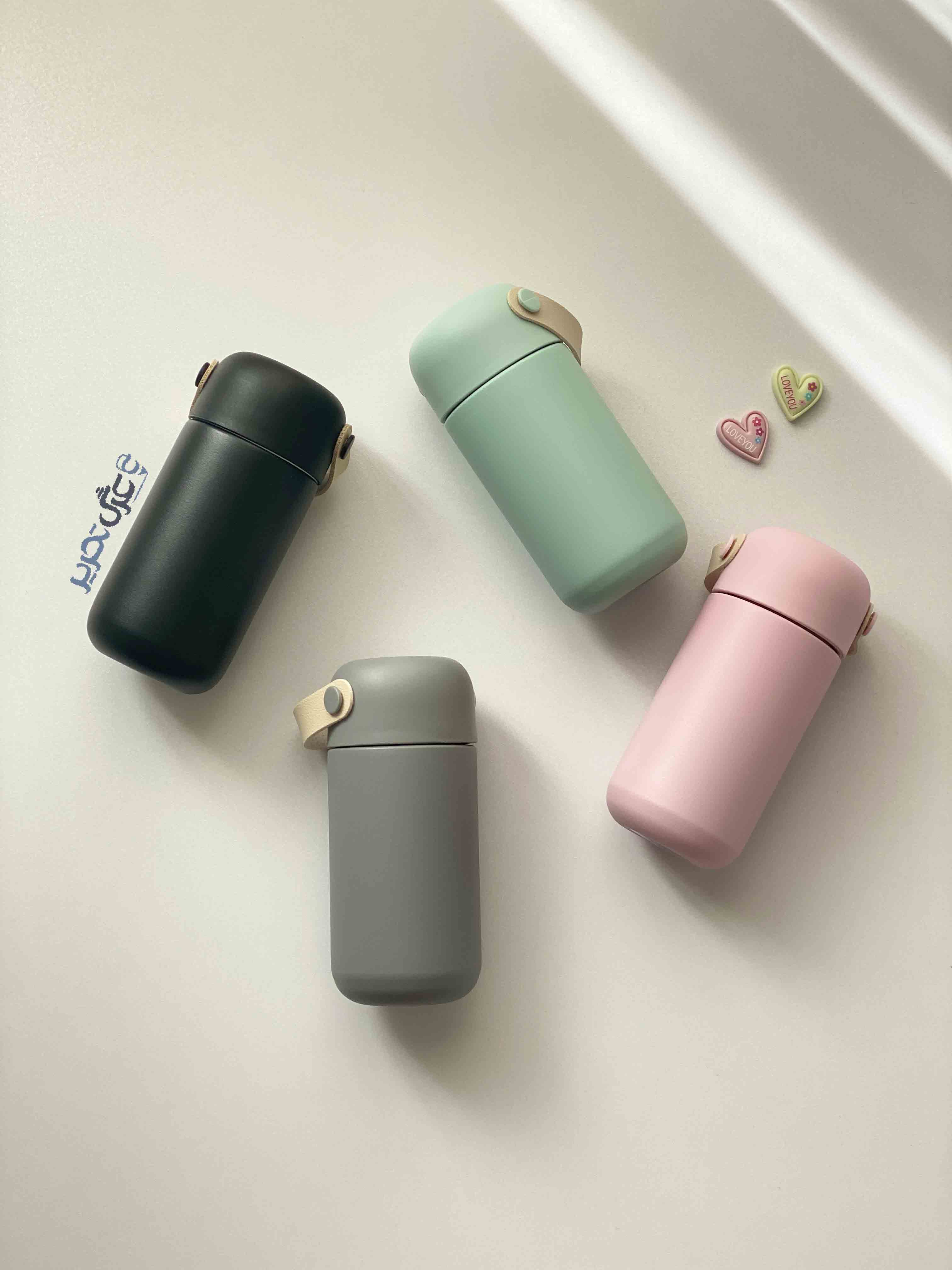 مینی تراول ماگ 150 میل ENJOY اینجوی بند چرمی