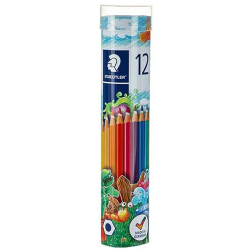 مداد رنگي ۱2 رنگ لوله ای استدلر مدل نوریس