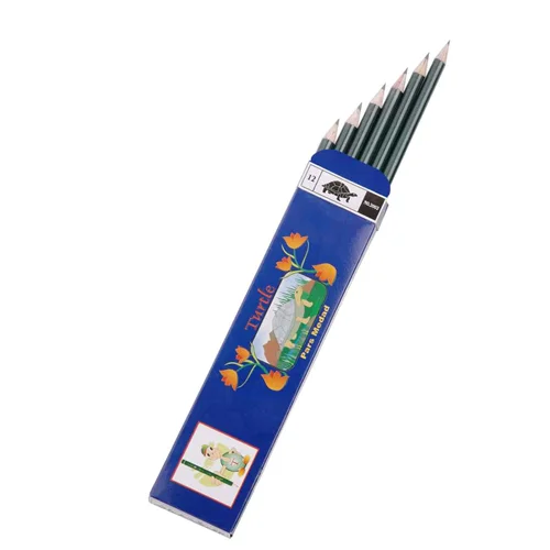 مداد مشکی لاک پشت ایرانی بسته 12 تایی