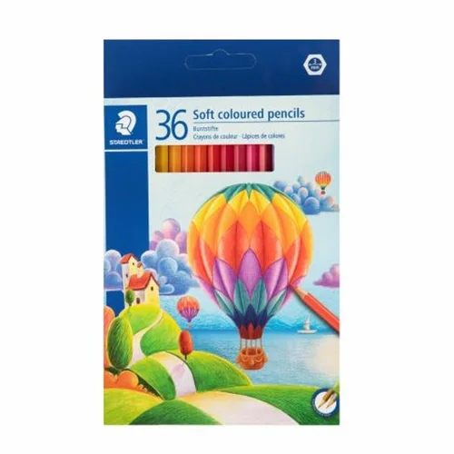 مدادرنگي 36 رنگ مقوايي استدلر مدل سافت
