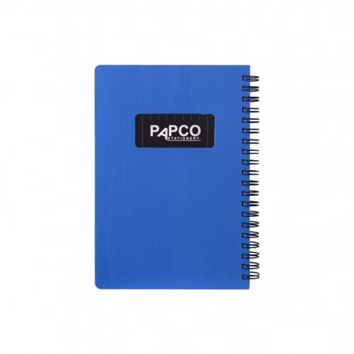 دفترچه یاداشت سیمی 100 برگ متالیک پاپکو مدل NB647