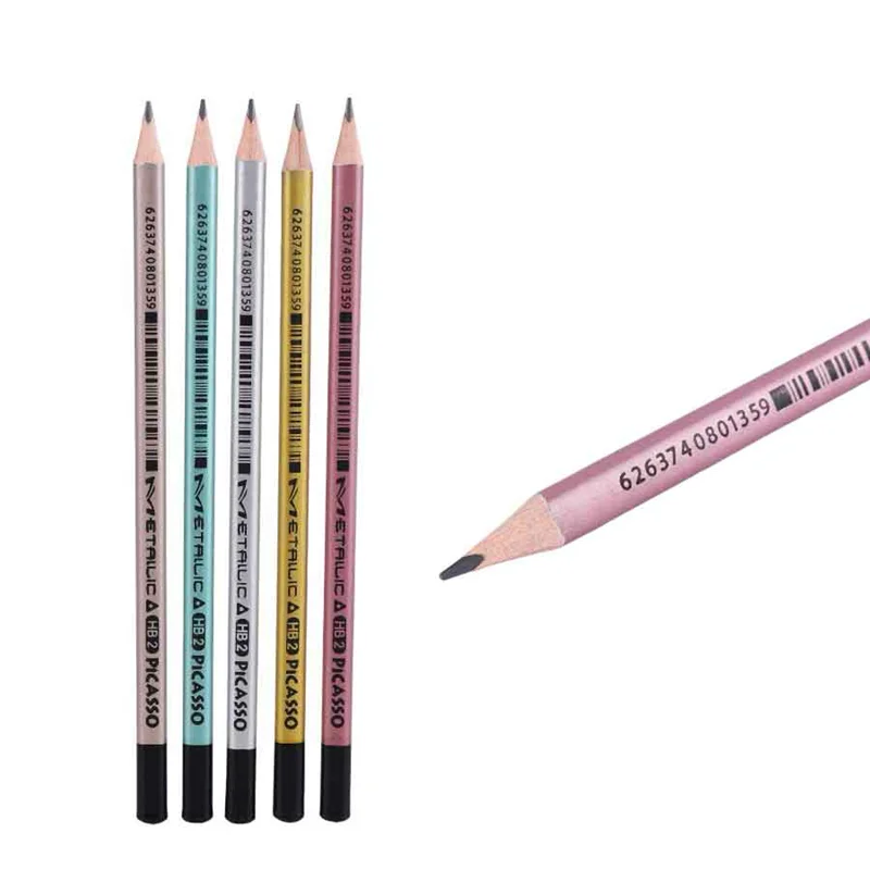 مداد مشکی سه پهلو پیکاسو مدل متالیک