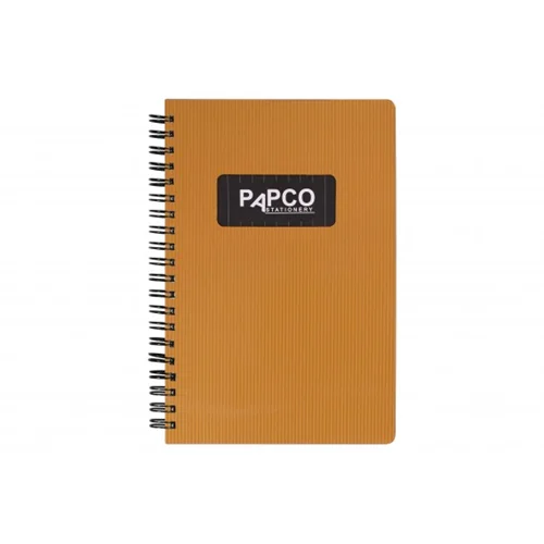 دفتر یادداشت دو خط متالیک 100 برگ پاپکو  nb-643 bc