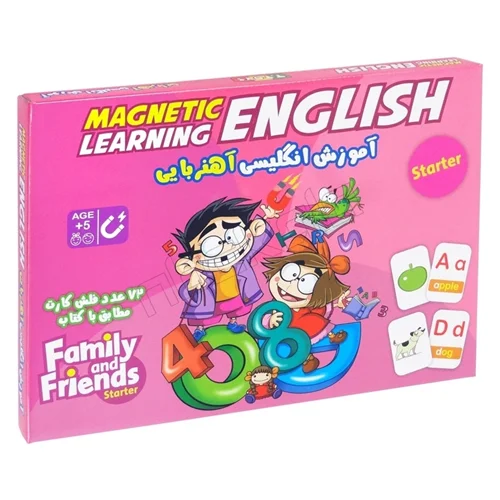 اسباب بازی آموزش انگلیسی آهنربایی تی تویز Magnetic English Learning