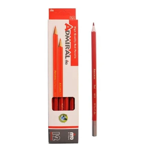 مداد قرمز 12 تایی ادمیرال