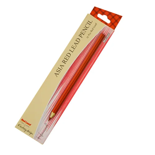 مداد قرمز آسیا بسته 12تایی