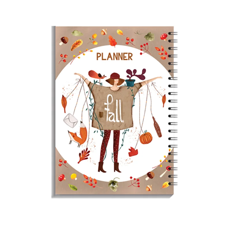 پلنر آ۵ روزانه مدل پاییز آبرنگ