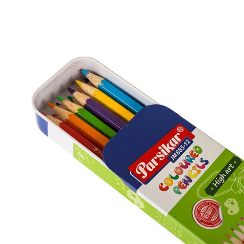 مداد رنگی 12 رنگ پارسي كار مدل JM885-12